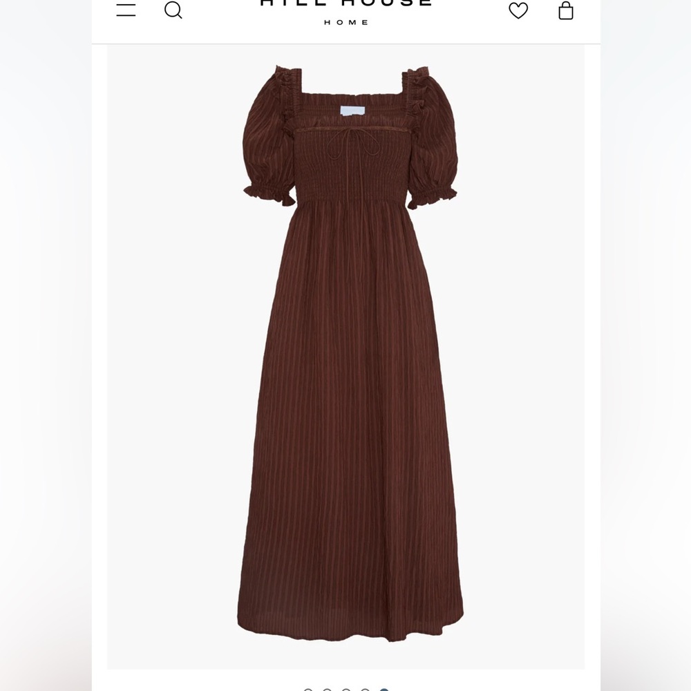 Hill House - The Scarlett Nap Dress - Chocolate - S